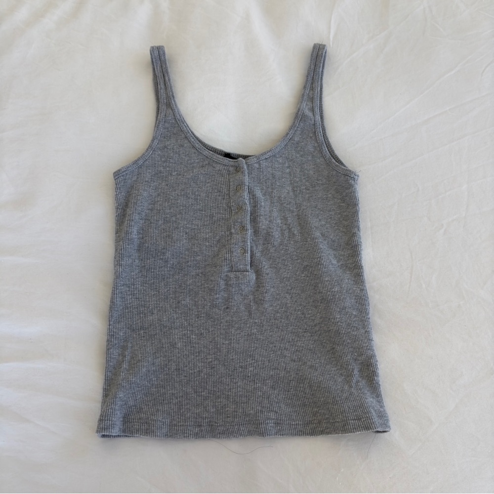 Brandy Melville gray tank top
